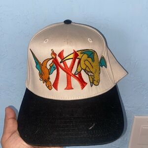 (Custom) Dragon & Char Black and Cream Cap